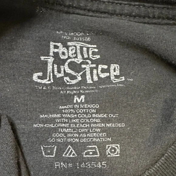 Black Tupac Tee - Picture 5 of 5